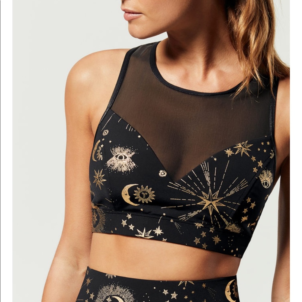 Cosmic mesh racer back bra- Brand New with tags